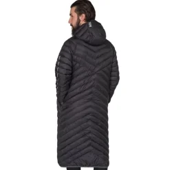 U Sarek Long Down Hood Anorak Carbon Black