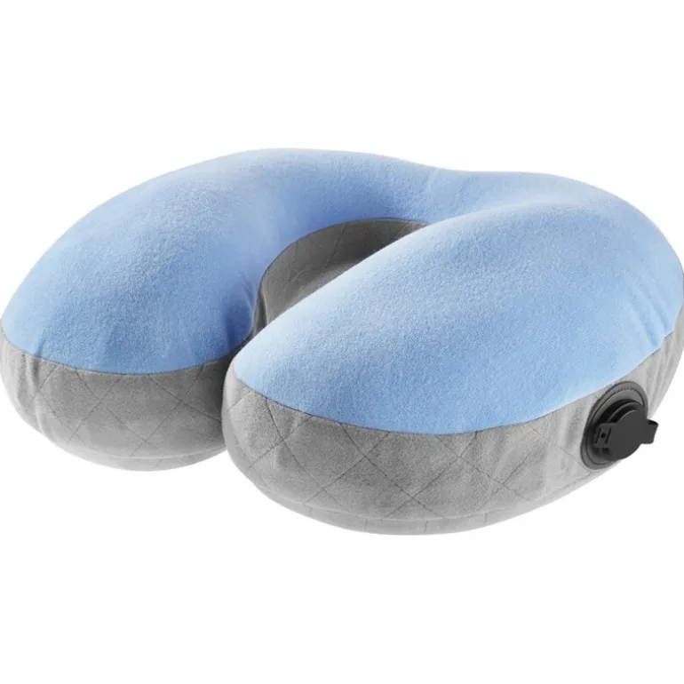 U-Shaped Neck Pillow Light Blue/Grey