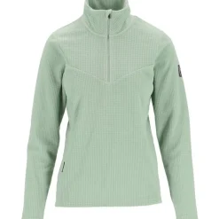 Venture Light Fleece HZ W Green Fog