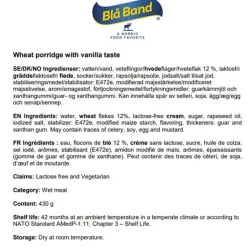 Vetegröt med vaniljsmak