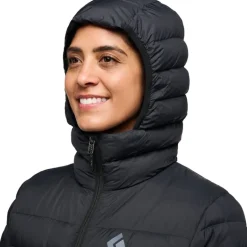 W Access Down Hoody Black