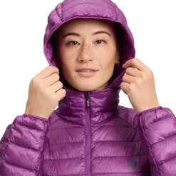 W Deploy Down Fz Hoody Piton Purple