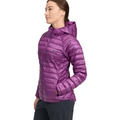 W Deploy Down Fz Hoody Piton Purple