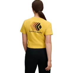 W Faded Crop Ss Tee Soft Ochre