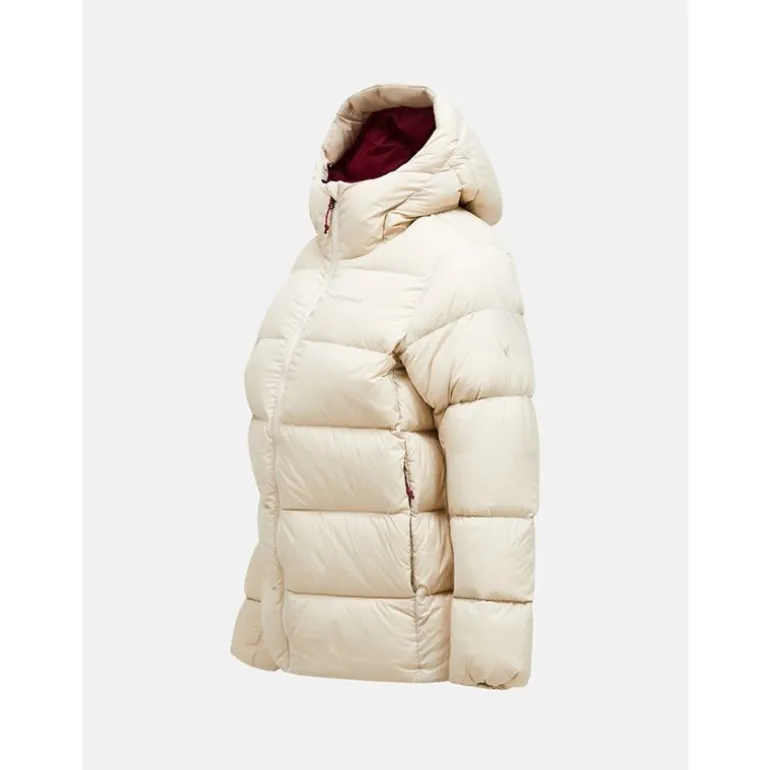 W Frost Down Puffer Jacket Sand Fog