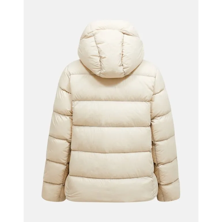 W Frost Down Puffer Jacket Sand Fog