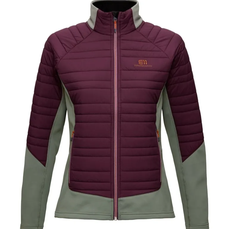 W Fusion Stretch Jacket Aubergine Blocked