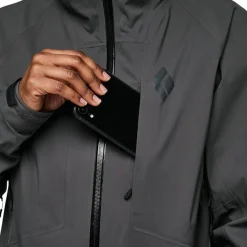 W Highline Stretch Shell Anthracite