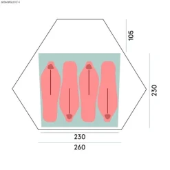 Wiglo® Lt V.2 4-Pers Tent