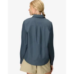 Wm's AirExchange UPF 40 LS Shirt Thunderhead