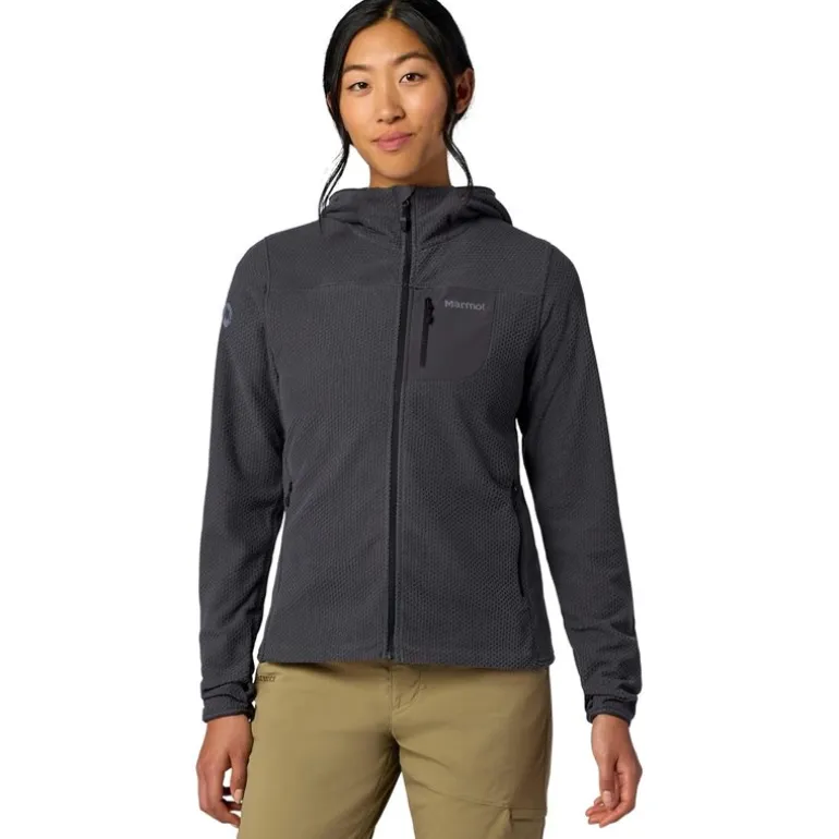 Wm's AirFleece Hoody Blackened