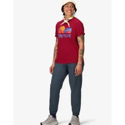 Wm's Coastal Tee SS Red Mulberry