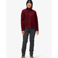 Wm's Drop Line Jacket Acai Berry Heather