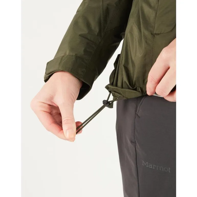 Wm's PreCip Eco Jacket Dark Green