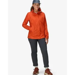 Wm's PreCip Eco Jacket Ginger Blossom