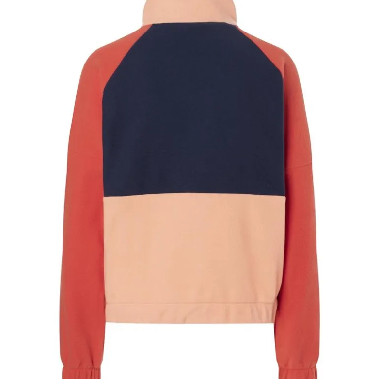 Wm's Retro Rocklin 1/2 Zip Fresh Apricot/Arctic Navy/Ginger Bl