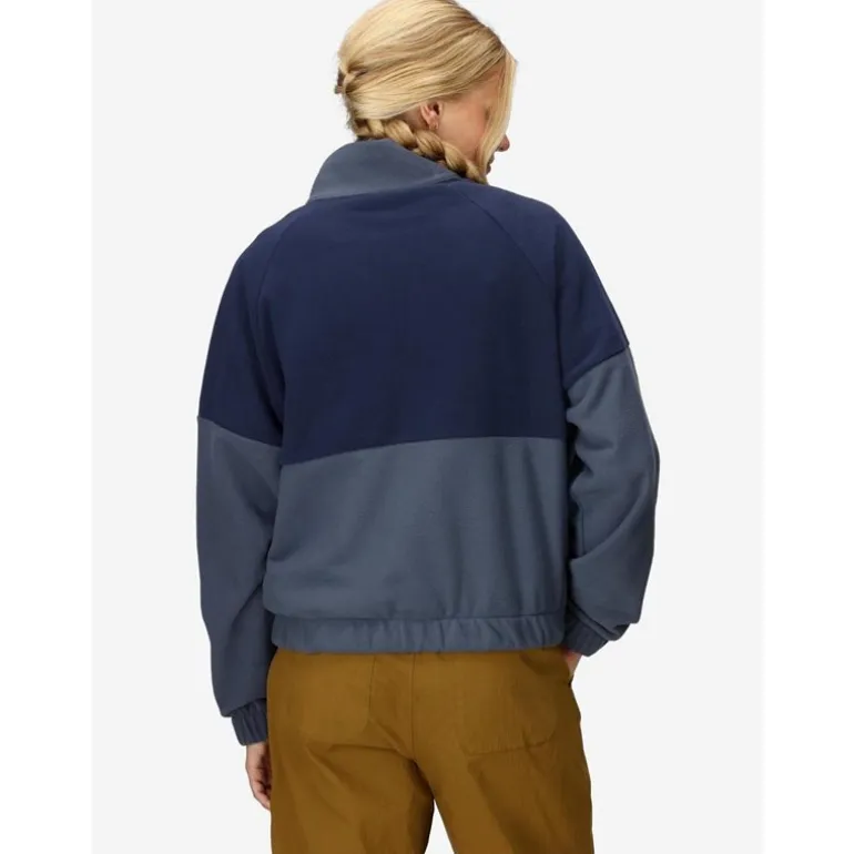 Wm's Retro Rocklin 1/2 Zip Thunderhead/Arctic Navy