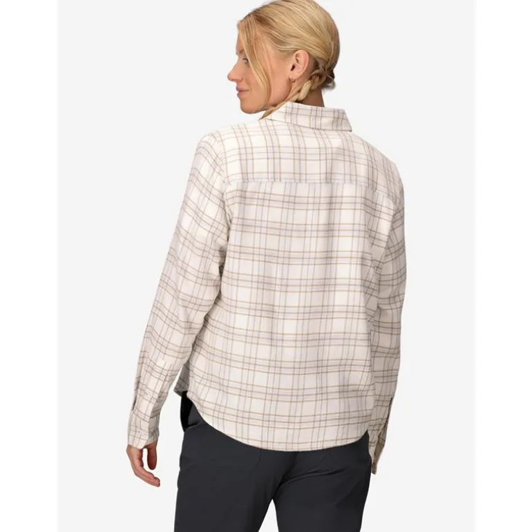 Wm's Rush Creek Lightweight Flannel LS Pearl
