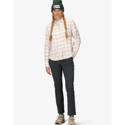 Wm's Rush Creek Lightweight Flannel LS Pearl