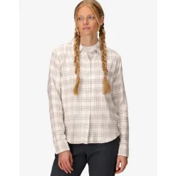 Wm's Rush Creek Lightweight Flannel LS Pearl
