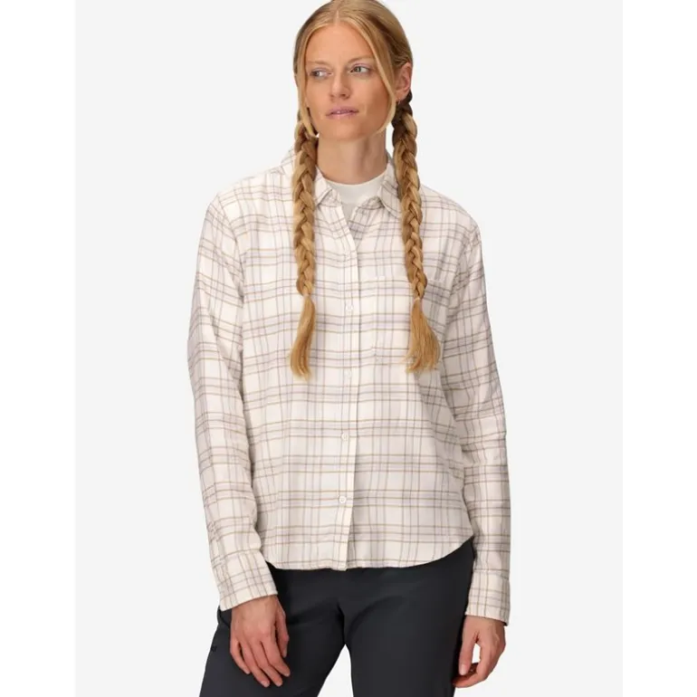 Wm's Rush Creek Lightweight Flannel LS Pearl