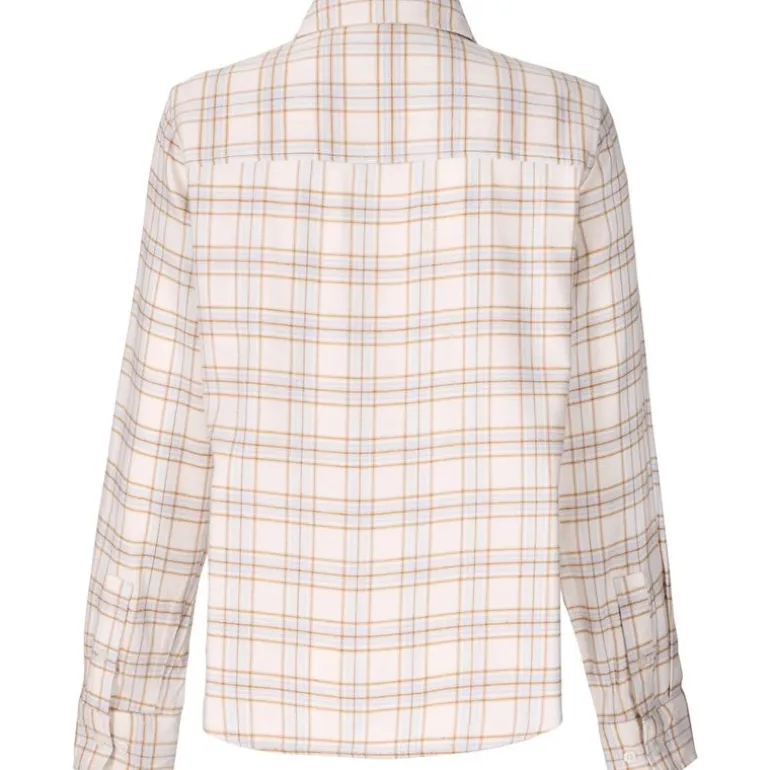 Wm's Rush Creek Lightweight Flannel LS Pearl