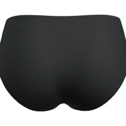 Women Merino Blend Rib Lotus Hipster Black