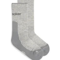Women Merino Hike+ Light Crew Blizzard Hthr/Alloy