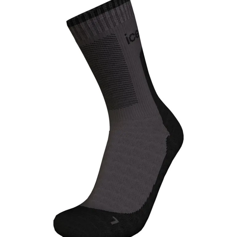 Women Merino Hike+ Medium Crew Obsidian/Black