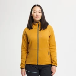 Women's Skiers Fleece Hood Mineral Yellow