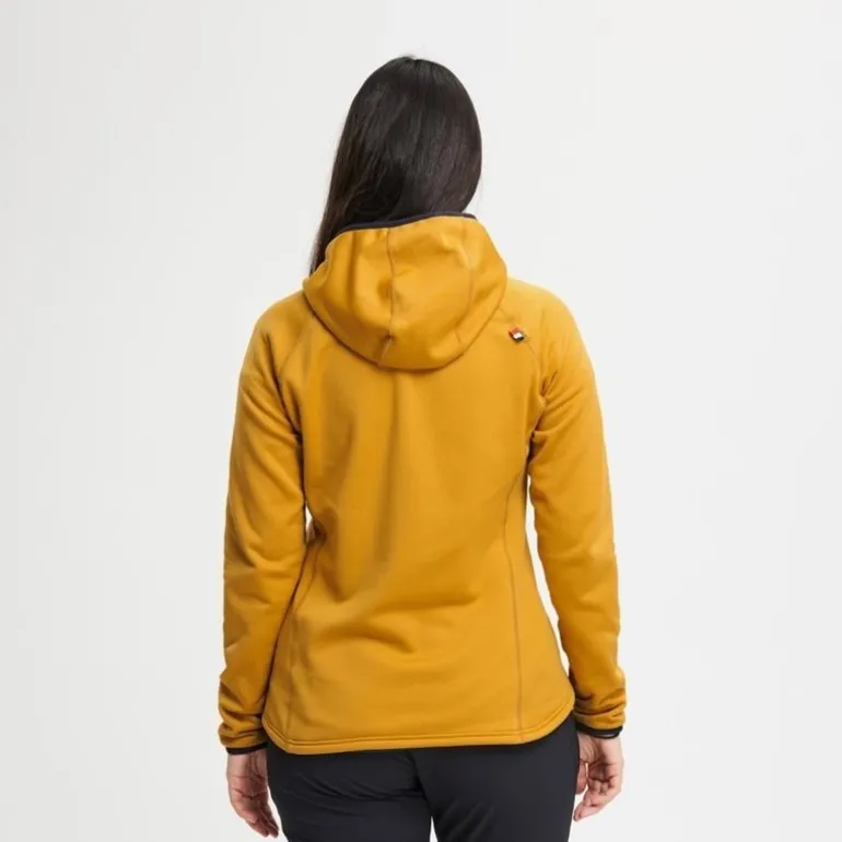 Women's Skiers Fleece Hood Mineral Yellow