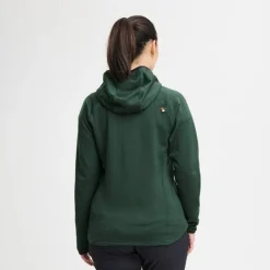 Women's Skiers Fleece Hood Wildwood Green