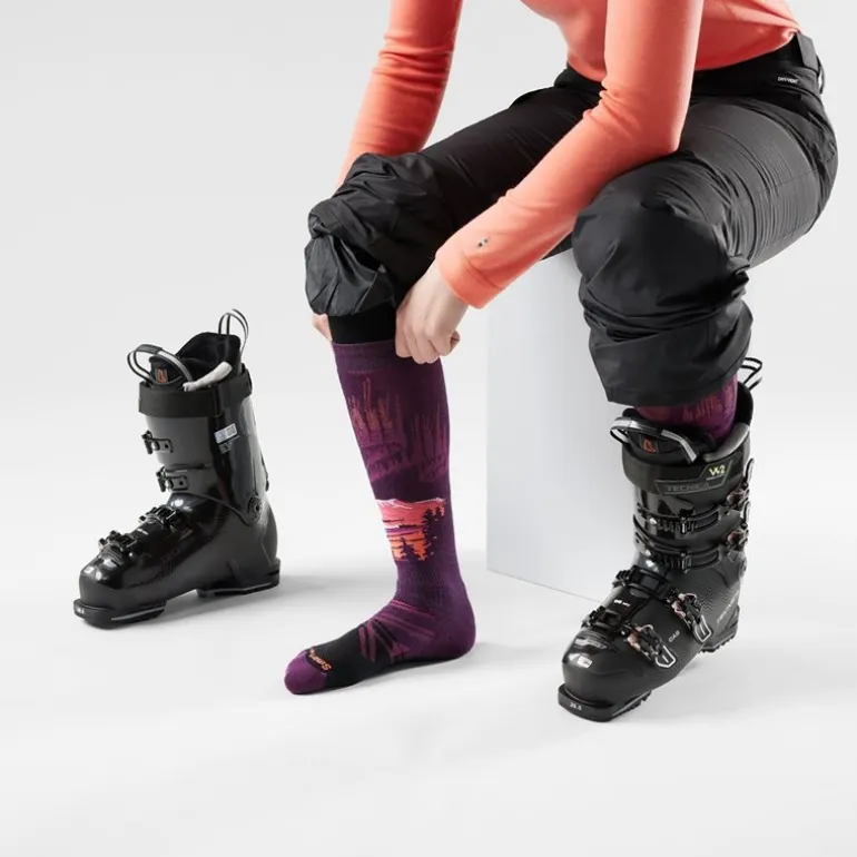 Women's Ski Full Cushion Alpine Auroras Purple Iris