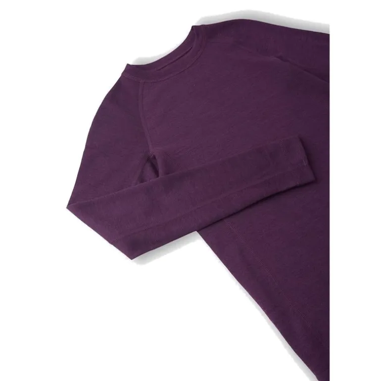 Wool Base Layer Set Taitoa Deep Purple