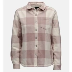 W Project Lined Flannel Pale Mauve/Off White Plaid