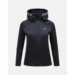 W Rider Zip Hood Black/Black