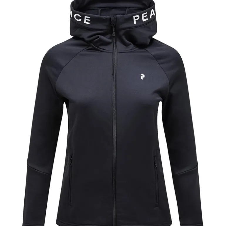 W Rider Zip Hood Black/Black