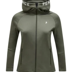 W Rider Zip Hood Pine Needle/Pine Needle