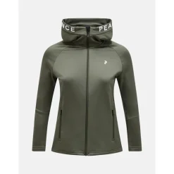 W Rider Zip Hood Pine Needle/Pine Needle