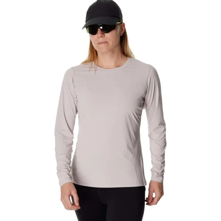W's Pace Air LS Tee Silver Purple