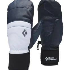 W Spark Mitts Charcoal-Belay Blue