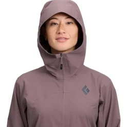W Strataline Stretch Shell Dark Mauve