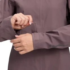 W Strataline Stretch Shell Dark Mauve