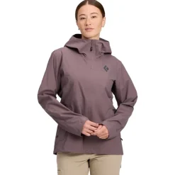 W Strataline Stretch Shell Dark Mauve