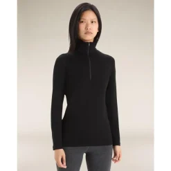 W 260 Tech LS Half Zip Black
