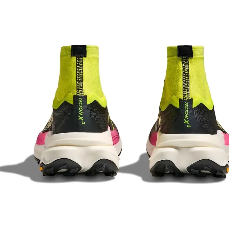 W Tecton X 3 Neon Hoka Citrus / Black