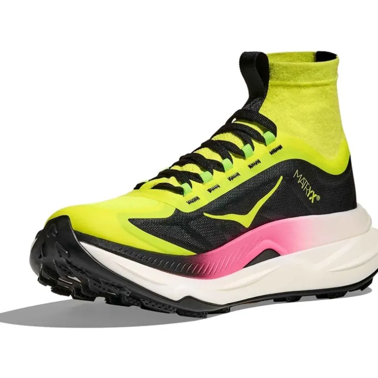 W Tecton X 3 Neon Hoka Citrus / Black